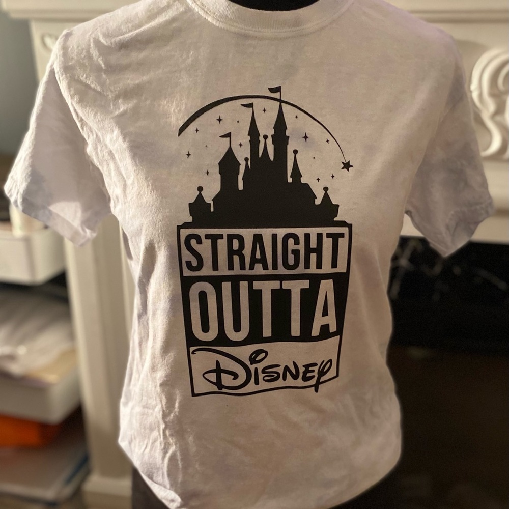 Youth size large straight outta Disney shirt